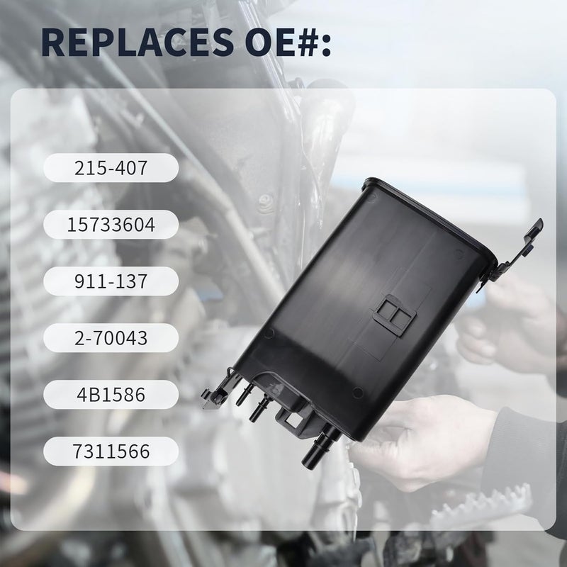 AIKEPT 911-137 Vapor Canister Assembly Compatible with Chevy Tahoe Suburban Avalanche, GMC Yukon XL, Cadillac Escalade 2000-2003 - Replaces 15733604 - EVAP Emission Control System Component - Image 2